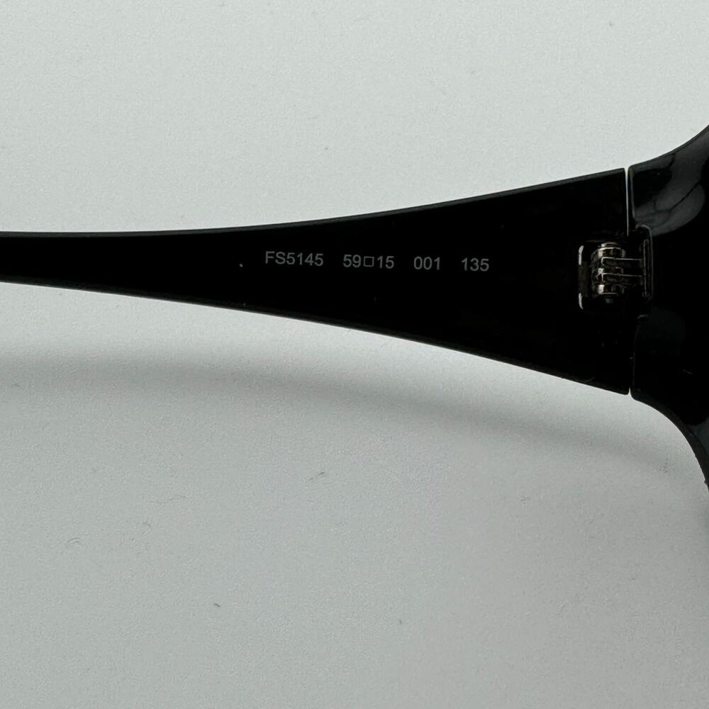 Fendi Cold Insert Sunglasses Frames Butterfly Bla… - image 5